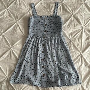 sienna sky smocked floral sundress